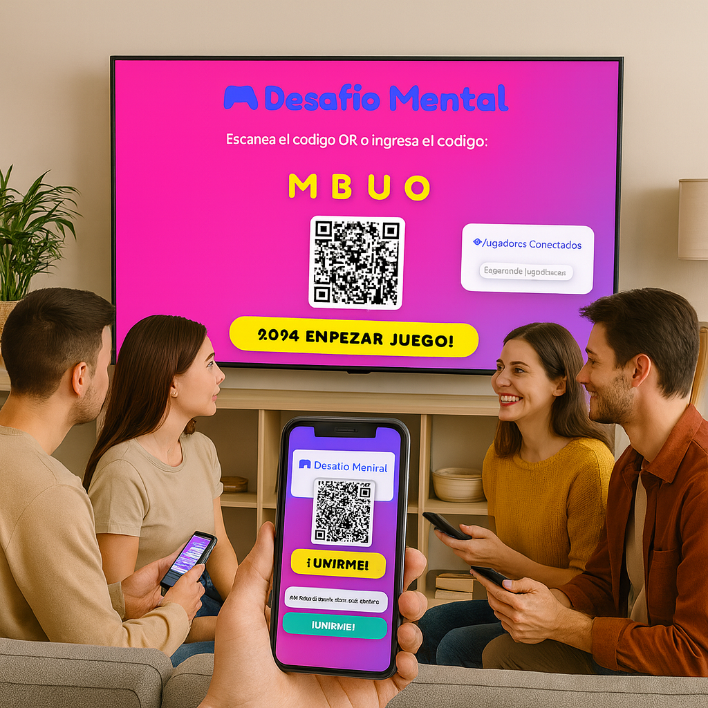 Grupo eligiendo juegos en la TV